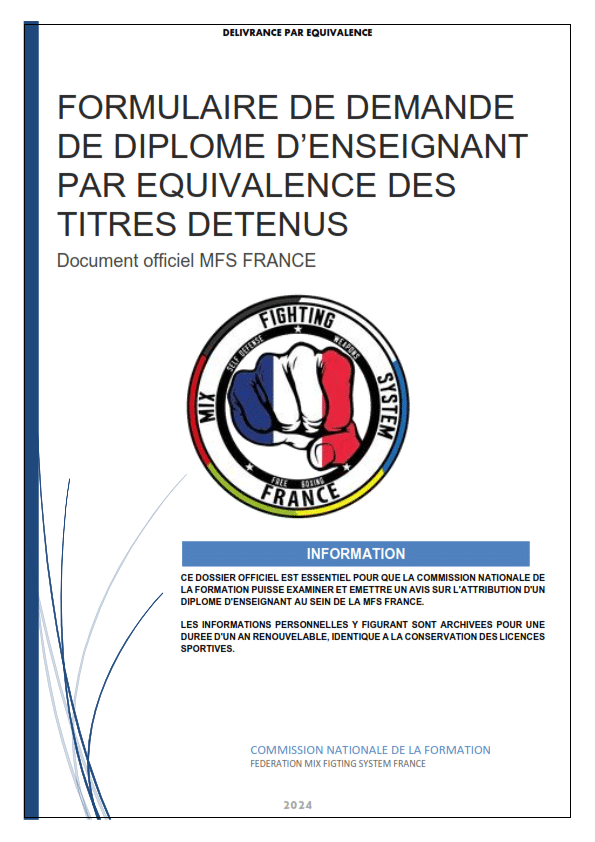 Diplôme d'Enseignant par Equivalence de Diplôme Fédéral