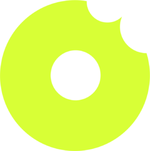 Forme graphique citron, motif visuel de MédiArt