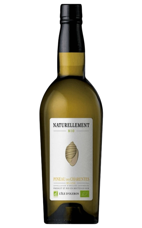 Bouteille de pineau des Charentes bio Naturellement Bio, Vignerons d’Oléron